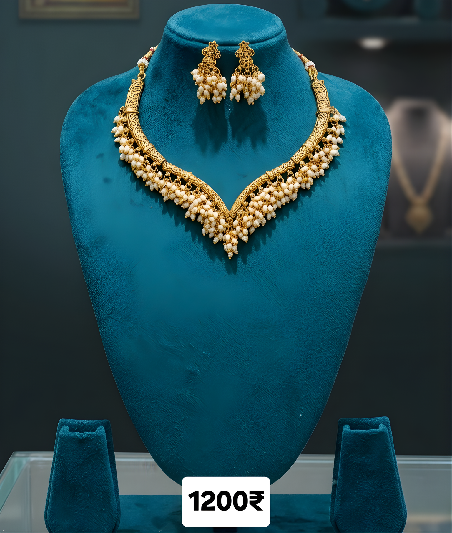 SOUTH INDIAN COPPER NECKLACE